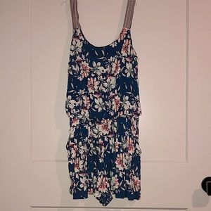 Floral print romper